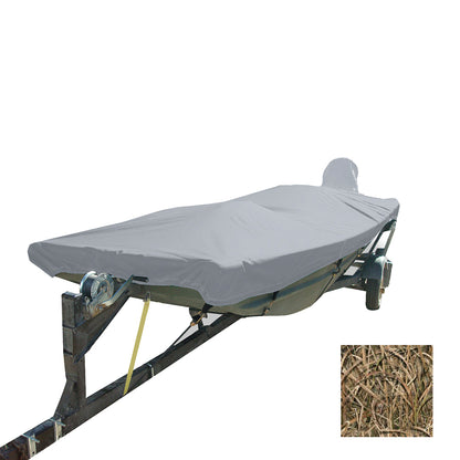 Carver Performance PolyGuard StyledtoFit Boat Cover f165 Open Jon Boats  Shadow Grass 74203CSG