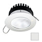 i2Systems Apeiron PRO A506  6W Spring Mount Light  Round  Cool White  White Finish A50631AAG