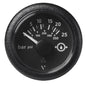 Veratron 52MM 2116 ViewLine Transmission Oil Pressure 25 Bar350 PSI  Black Dial  Round Bezel A2C59514136