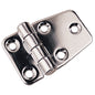 SeaDog Stainless Steel Short Side Door Hinge  Stamped 8 Screws Individual Bulk Packaging 201510