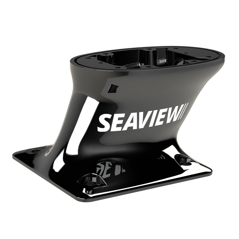 Seaview 5 Modular Mount Aft Raked 7x7 Base Top Plate Required  Black PMA57M1BLK