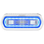 RIGID Industries SRL Series Marine Spreader Light  White Surface Mount  White Light wBlue Halo 51101