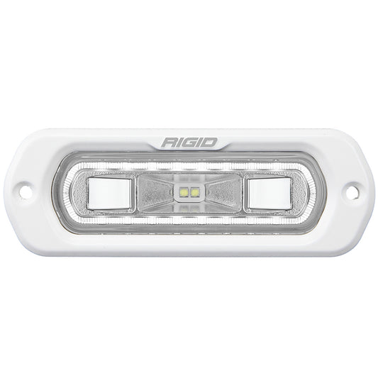 RIGID Industries SRL Series Marine Spreader Light  White Flush Mount  White Light wWhite Halo 51200