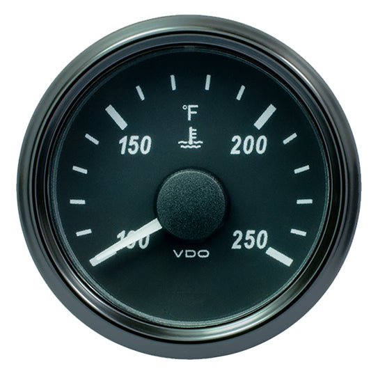 VDO SingleViu 52mm 2116 Water Temp Gauge  250 F  29122 OHM A2C3833350030