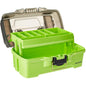 Plano 1Tray Tackle Box wDual Top Access  Smoke  Bright Green PLAMT6211