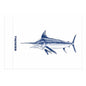 Tigress White Marlin Release Flag  12 x 18 88421