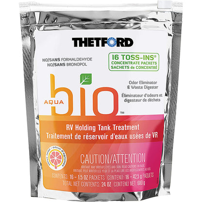 Thetford AquaBio  16 TossIns Concentrate Packets 96590