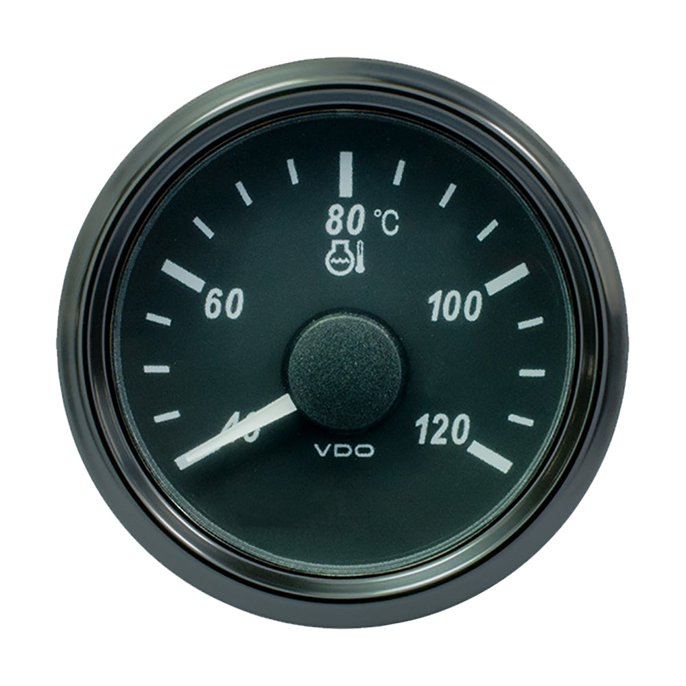 VDO SingleViu 52mm 2116 Water Temp Gauge  Euro  120 C  29122 ohm A2C3833330030