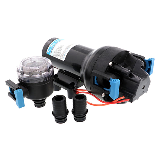 Jabsco ParMax HD6 Heavy Duty Water Pressure Pump  12V  6 GPM  40 PSI P601J215S3A