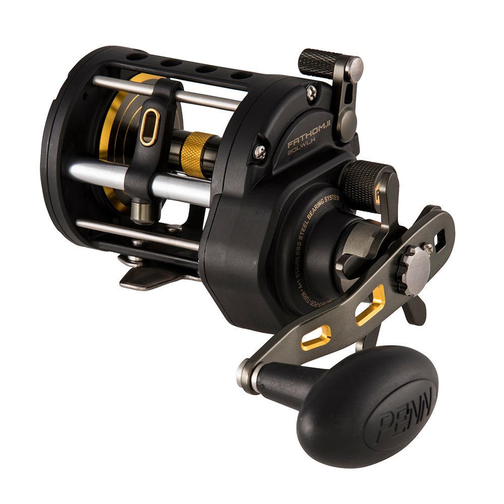 PENN FTHII20LWLH Fathom II Level Wind 20 Left Hand Reel 1481308