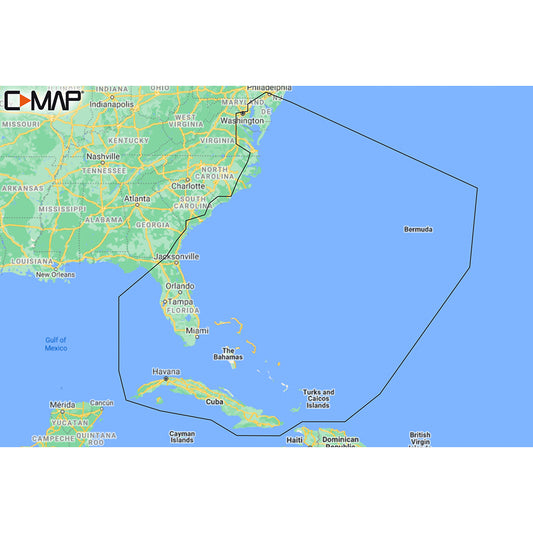 CMAP MNAY203MS Chesapeake Bay to Bahamas REVEAL Coastal Chart MNAY203MS