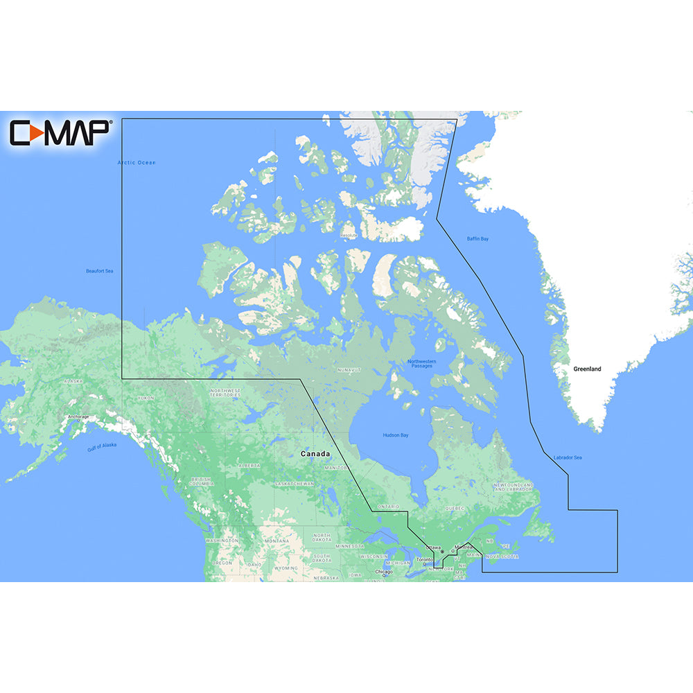 CMAP MNAY209MS Canada North  East REVEAL Coastal Chart MNAY209MS