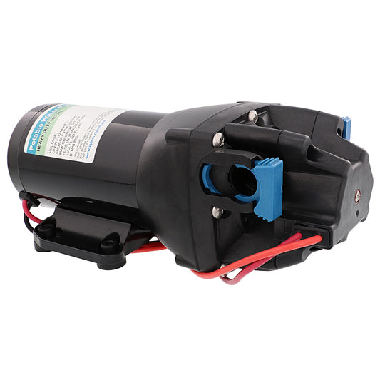 Flojet Heavy Duty RV Water Pump wStrainer  24V  4GPM  50PSI Q402V117S3A