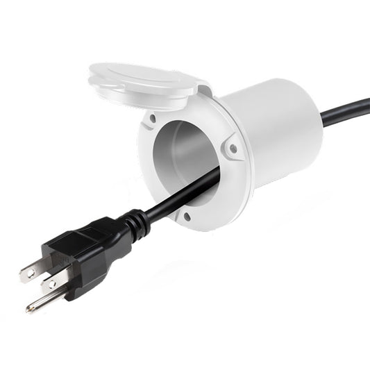 Guest AC Universal Plug Holder  White 150PHW