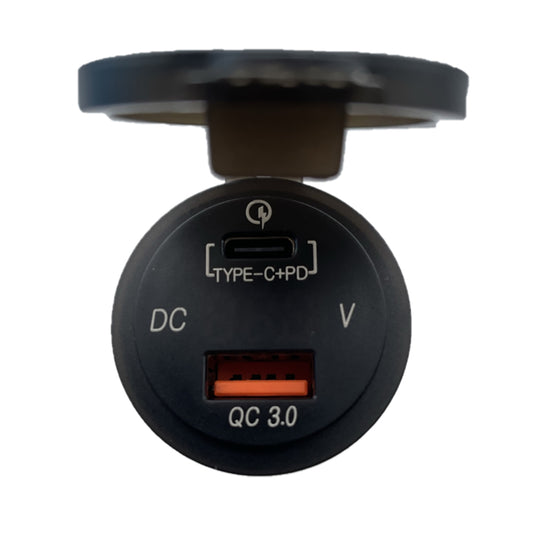 PolyPlanar Panel Mount USB Charging Ports  12V USBPM2