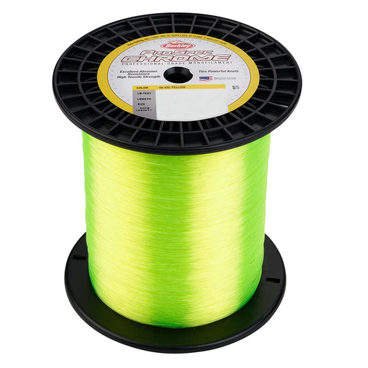 Berkley ProSpec Chrome HiVis Yellow Monofilament  60 lb  3000 yds  PSC3B60HVY 1543675