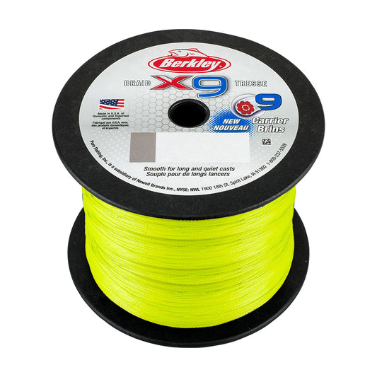Berkley x9 Flame Green Braid  8lb  2188 yds  X9BBK8GG 1486871