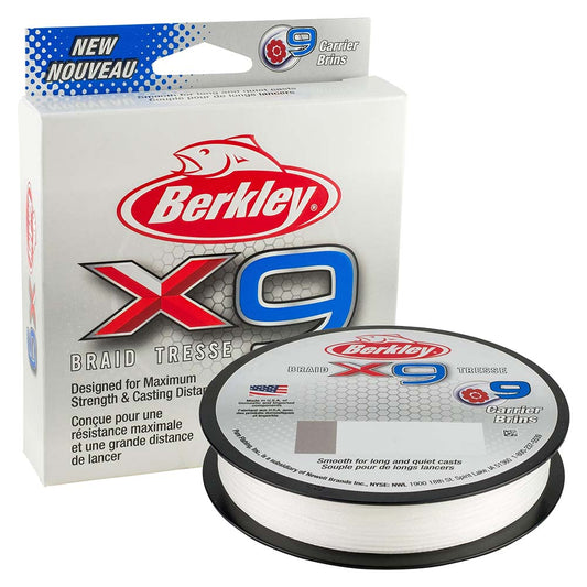 Berkley x9 Braid Crystal  20lb  164 yds  X9BFS20CY 1486886