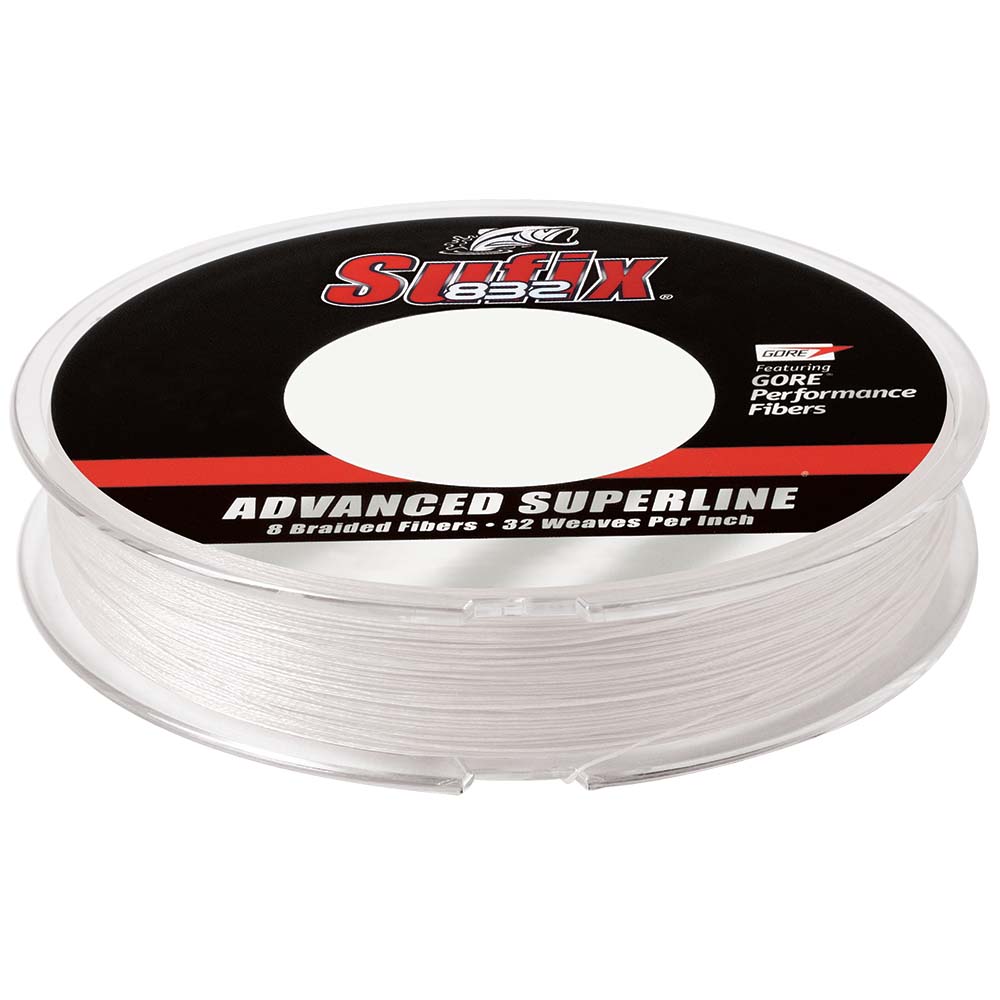 Sufix 832 Advanced Superline Braid  10lb  Ghost  150 yds 660010GH