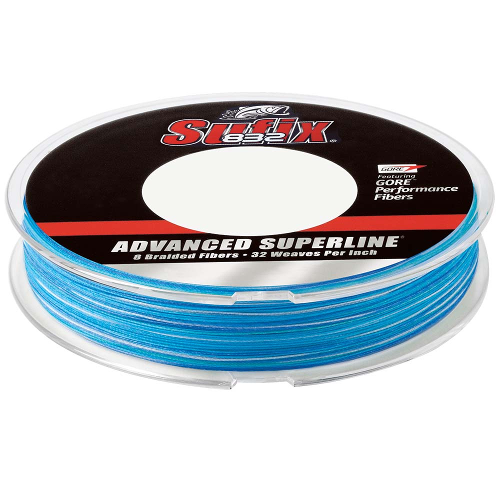 Sufix 832 Advanced Superline Braid  15lb  Coastal Camo  150 yds 660015CC