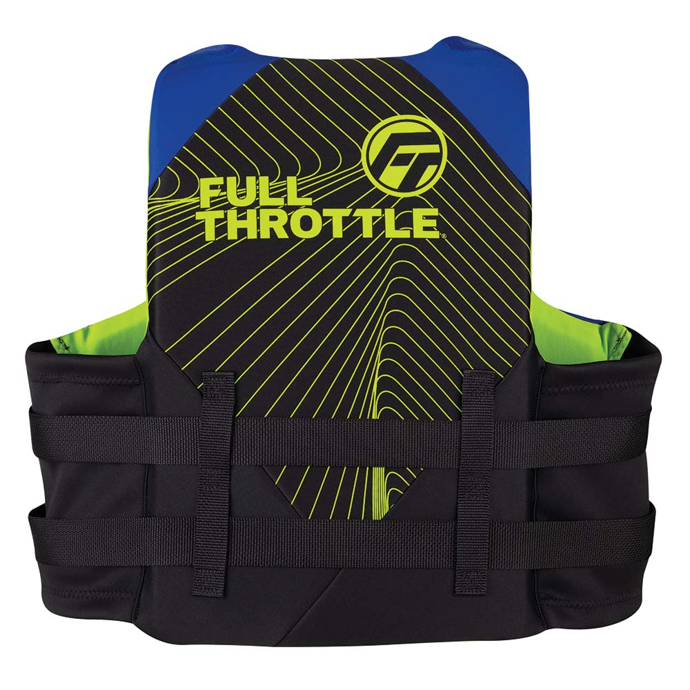 Full Throttle Adult RapidDry Life Jacket  2XL4XL  BlueBlack 14210050008022