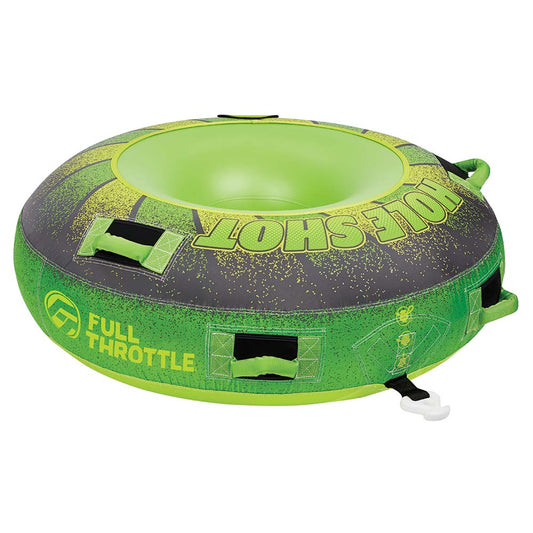 Full Throttle Hole Shot Towable Tube  1 Rider  Green 30200040000121