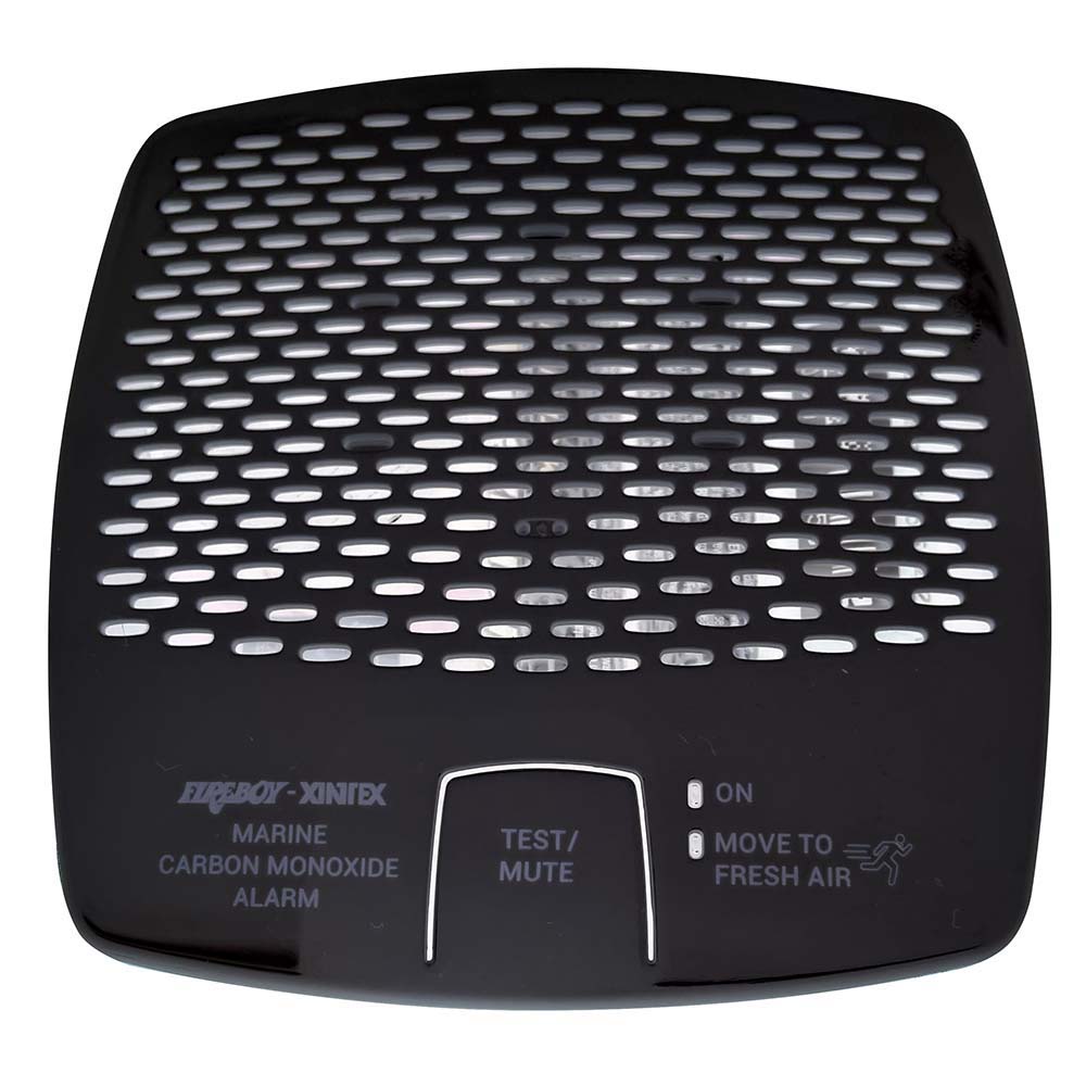 FireboyXintex CO Alarm 1224V DC wInterconnect  Black CMD6MDRBR