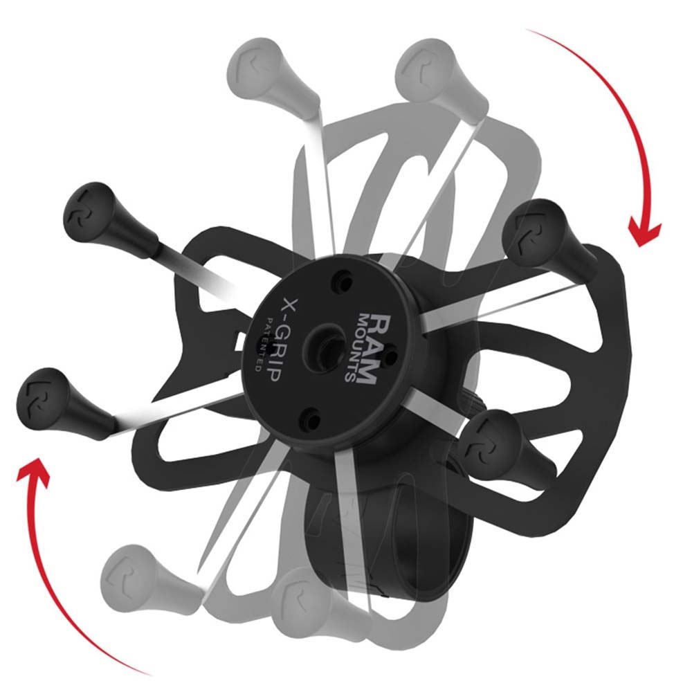 RAM Mount RAM XGrip Large Phone Mount wRAM ToughStrap Handlebar Base RAP460UN10U
