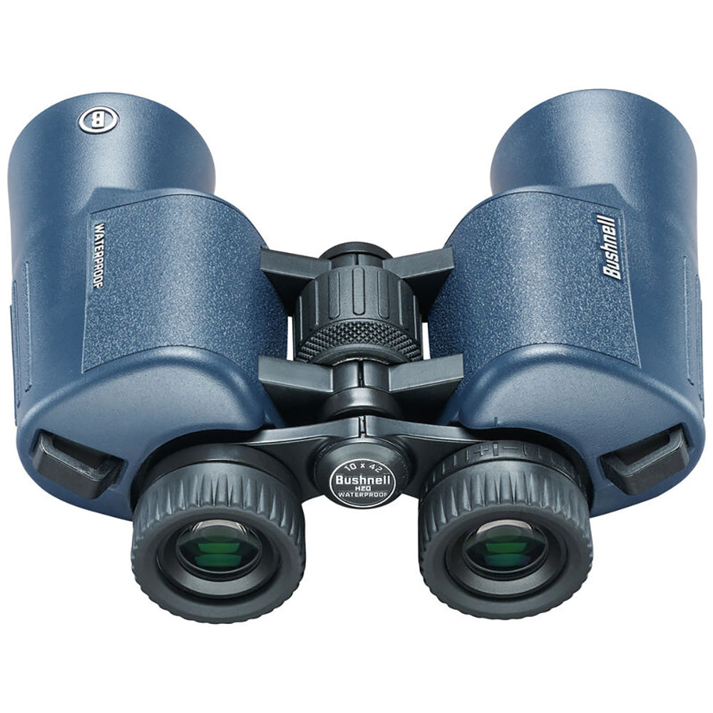 Bushnell 12x42mm H2O Binocular  Dark Blue Porro WPFP Twist Up Eyecups 134212R