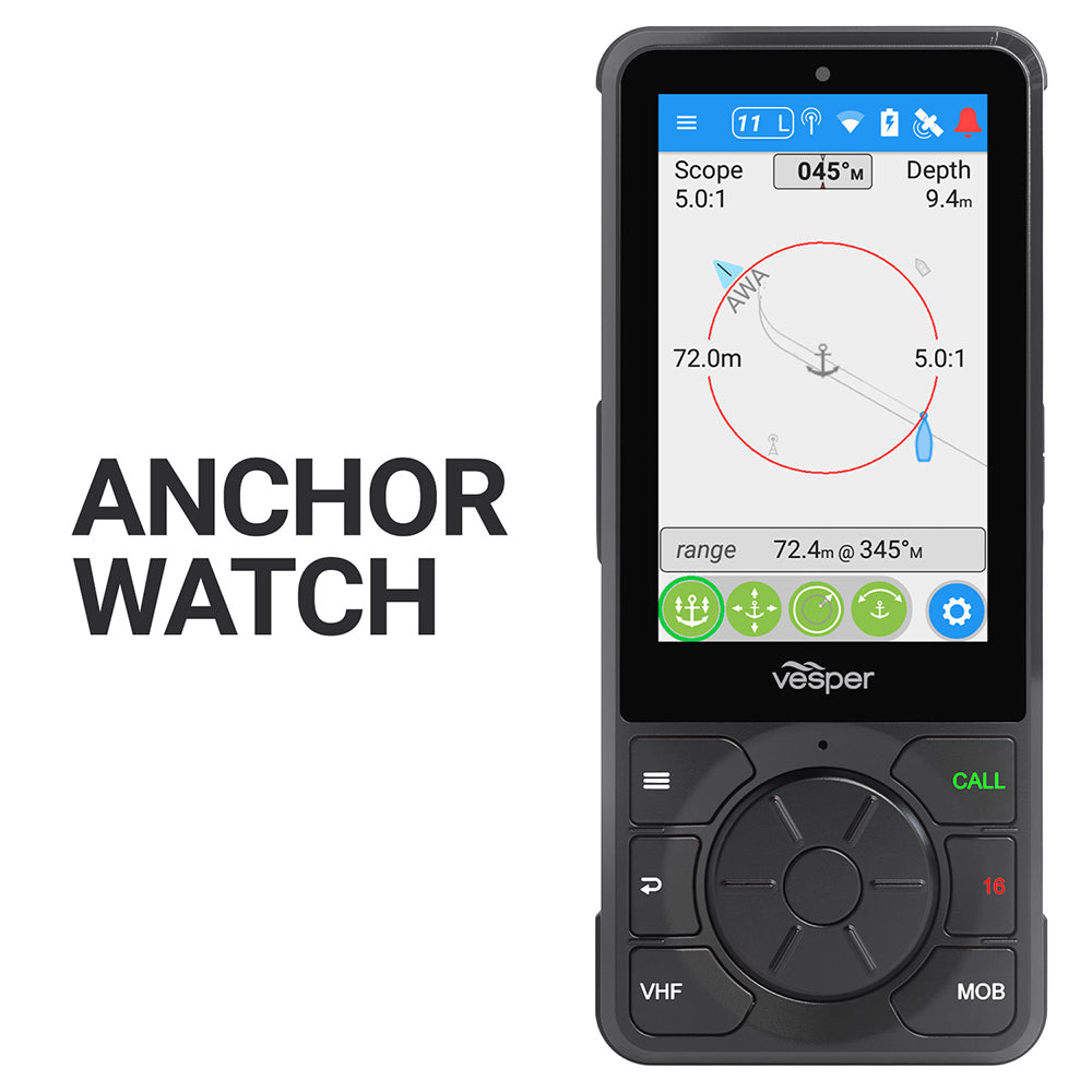 Vesper Cortex H1P PortableWirelessRechargeable Handset wCharging Cradle 0100281610