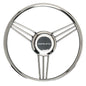 Uflex V27 138 Steering Wheel  Stainless Steel Grip  Spokes V27
