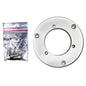Lopolight Circular Baseplate fHorizontal Mount Lights  Aluminum  Silver 400401
