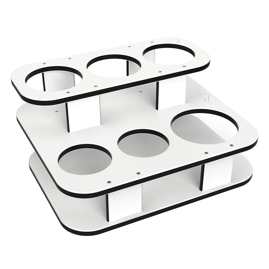 Magma Square Double Stack Side Caddy Party Table T10535