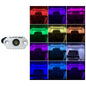 Black Oak Rock Accent Light  RGB  White Housing MALRGB