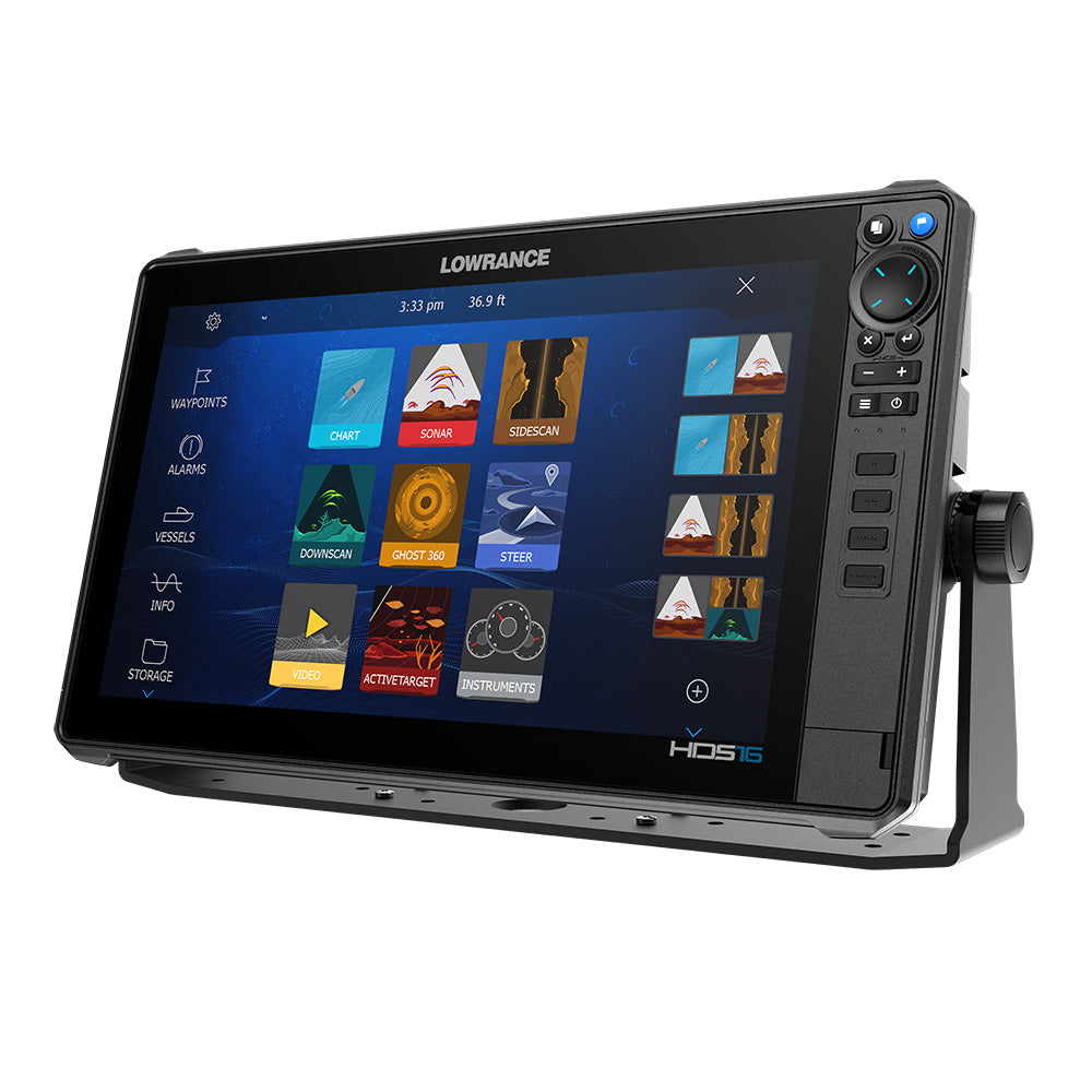 Lowrance HDS PRO 16  w Preloaded CMAP DISCOVER OnBoard  Active Imaging HD Transducer 00015990001