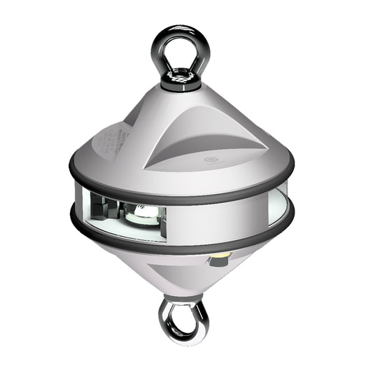 Lopolight Series 200012  Hoist Light  2NM  White  Silver Housing 200012G2H1C