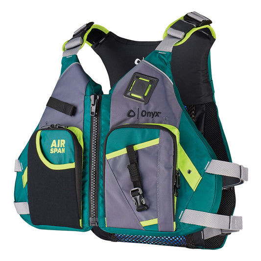 Onyx Airspan Angler Life Jacket  XL2X  Green 12320040006023