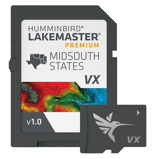 Humminbird LakeMaster VX Premium  MidSouth States 6020051