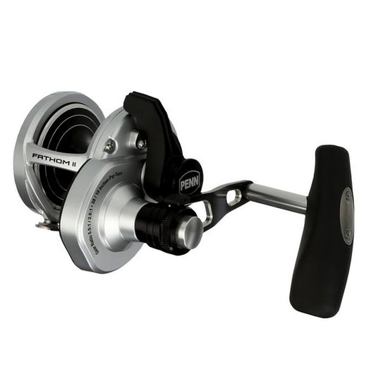 PENN Fathom II Lever Drag 2 Speed 25NLD2LH Left Hand Reel FTHII25NLD2LH 1563179