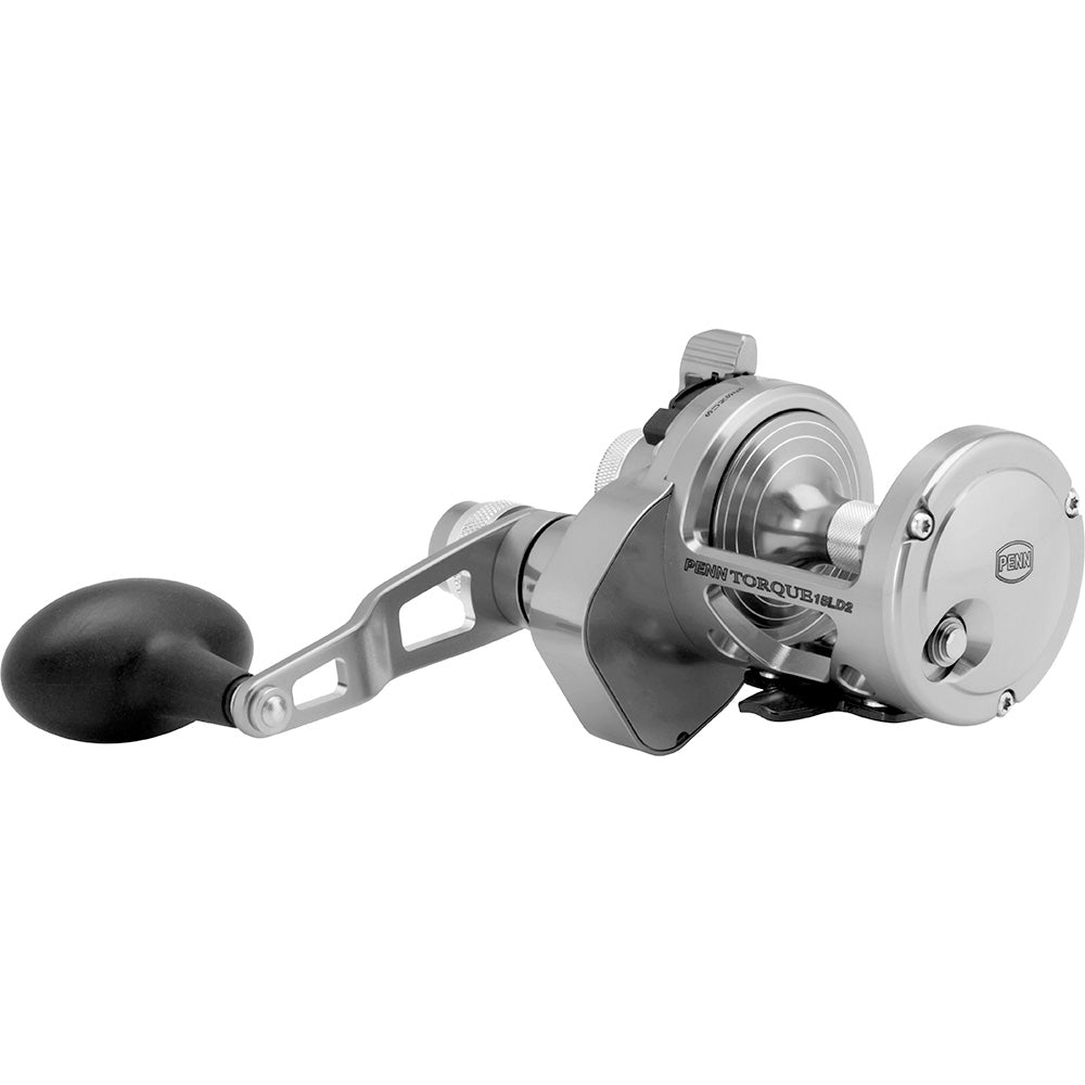 PENN Torque Lever Drag 2 Speed Reel Silver TRQ15LD2S 1501849