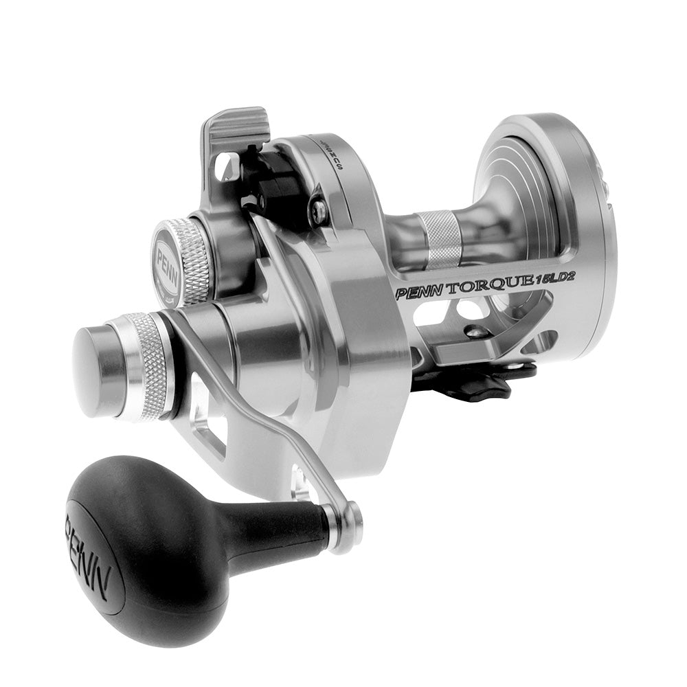 PENN Torque Lever Drag 2 Speed Reel Silver TRQ15LD2S 1501849