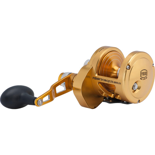PENN Torque Lever Drag 2 Speed Reel Gold TRQ25NLD2 1206028