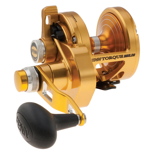 PENN Torque Lever Drag 2 Speed Reel Gold TRQ25NLD2 1206028