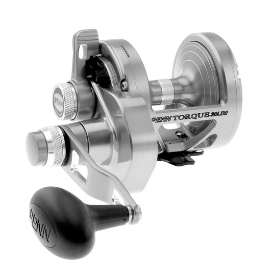 PENN Torque Lever Drag 2 Speed Reel Silver TRQ30LD2S 1501853
