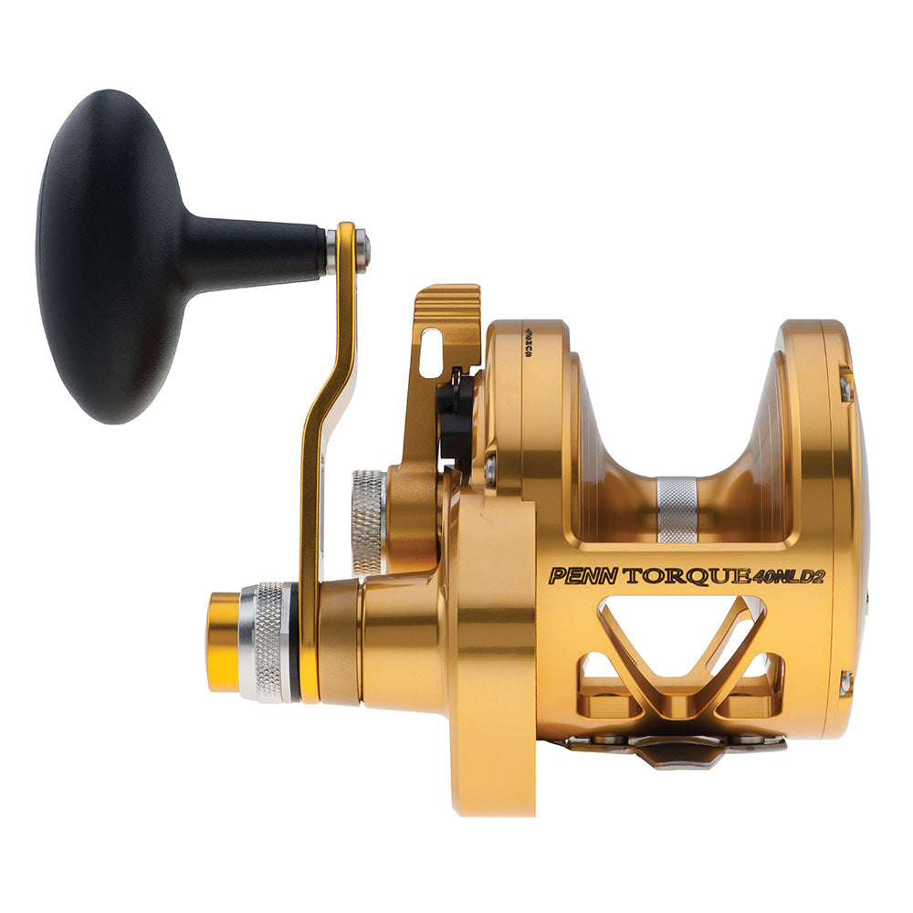 PENN Torque Lever Drag 2 Speed Reel Gold TRQ40NLD2 1206070