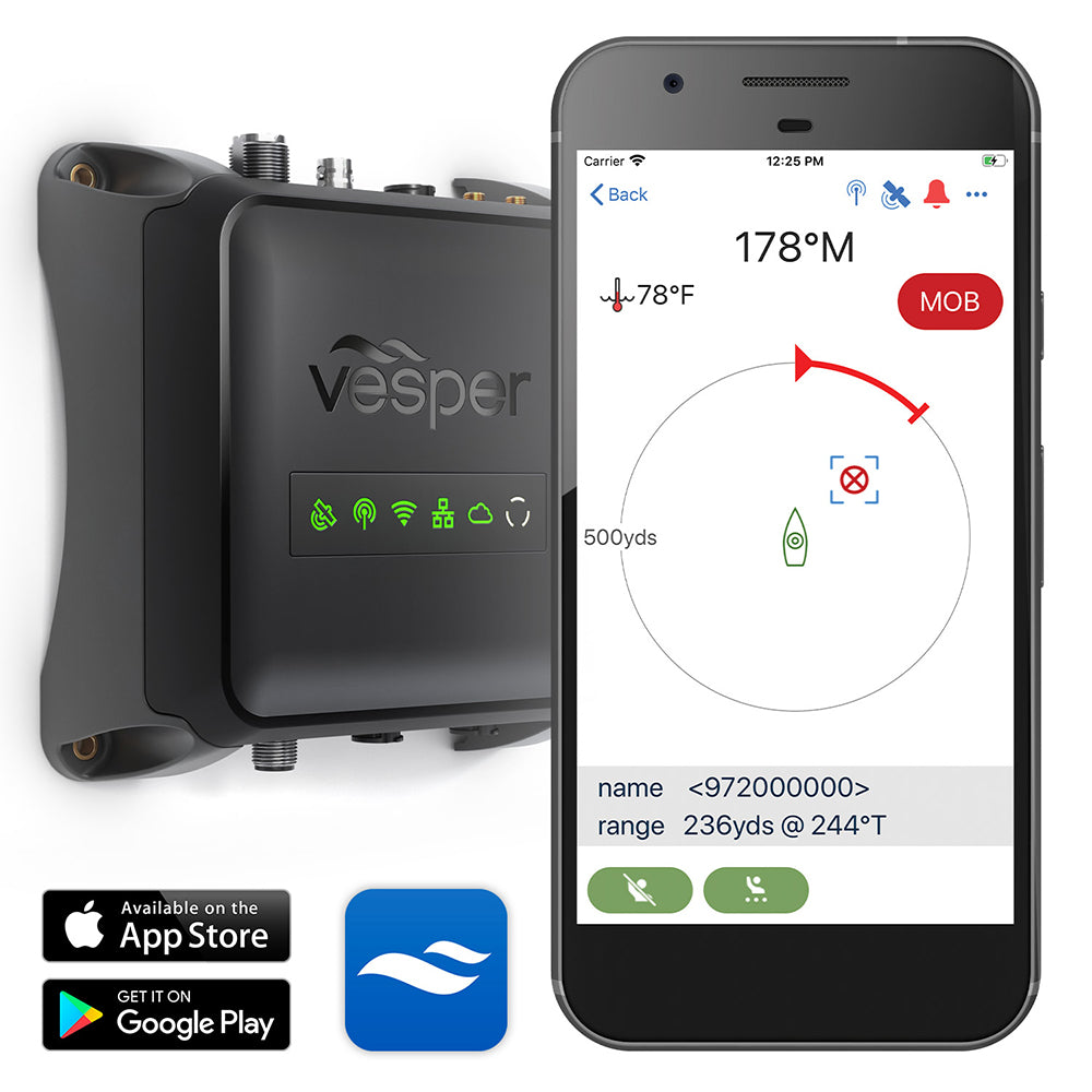 Vesper Cortex M1 Full Class B SOTDMA SmartAIS Transponder wRemote Vessel Monitoring  Works Worldwide 0100281520