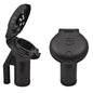 Attwood Deck Fill fPressure Relief Systems  Angled Body  Scalloped Black Plastic Cap 99DFPVAB1S