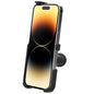 RAM Mount RAM FormFit Holder fApple iPhone 13 13 Pro 14  14 Pro wBall RAMHOLAP38BU
