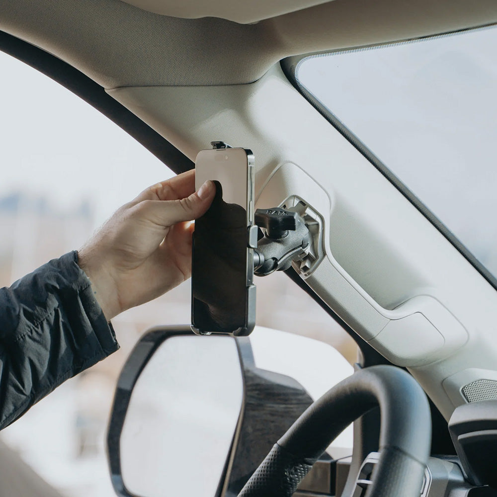 RAM Mount RAM FormFit Holder fiPhone 13 Pro Max 14 Plus  Pro Max wBall RAMHOLAP39BU