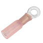 Pacer 2218 AWG Heat Shrink Ring Terminal  10 Stud Size  100 Pack TE1810R100